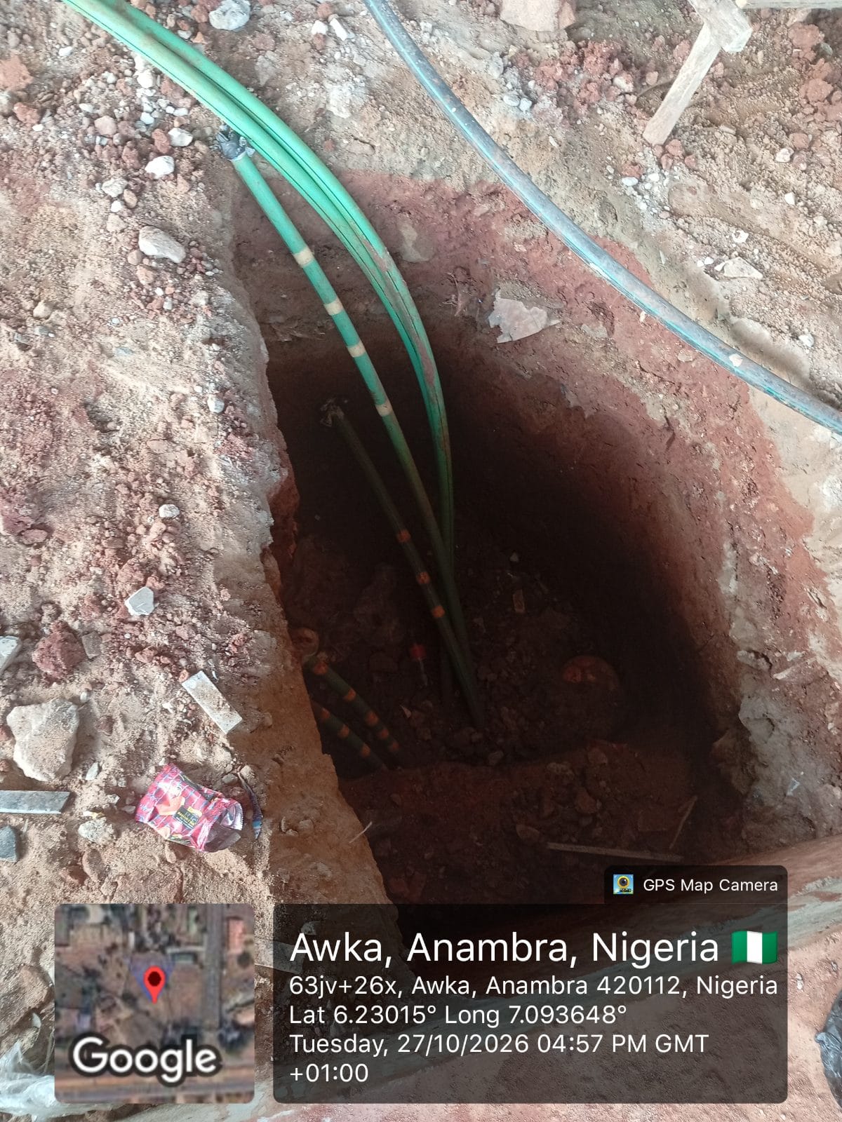 Latest site photograph of Supply and installation of integrated ICT infrastructure backbone and systems in the Solution Innovation District permanent building at Awka, Anambra State
