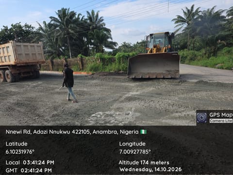 Site photo, 14 Oct 2026
