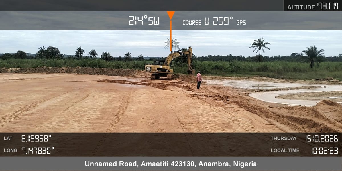 Site photo, 15 Oct 2026